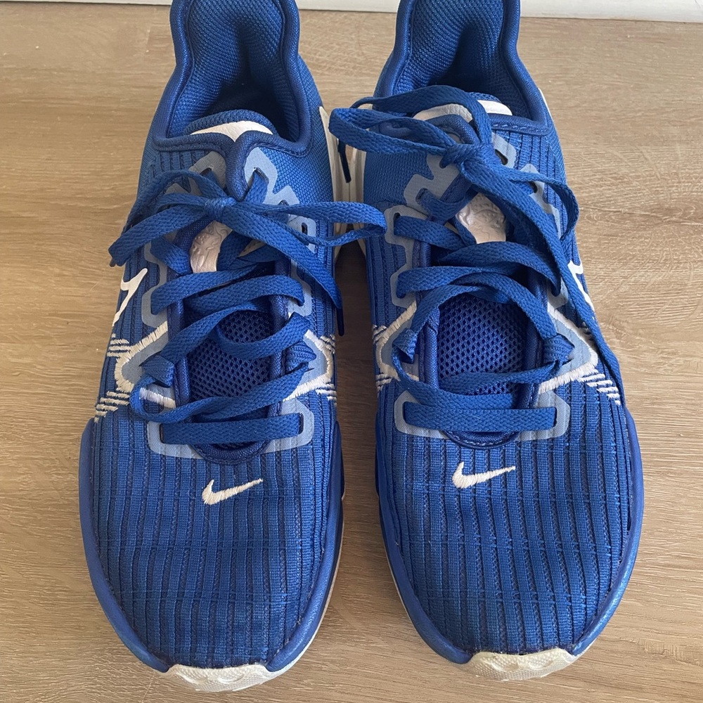 Blue Nike Basketball Sneakers